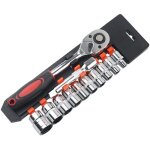 12 pices jeu de cls  douille avec cliquets 1 / 2  inserts hexagonaux de 8mm - 24mm avec dclencheur ...