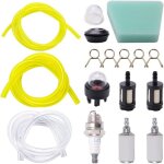 12 pi�ces kit de tuyau de carburant, 30cm tuyaux d'essence, filtre � essence, ampoules d'amor�age, bougie ...