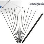 12 pi�ces lames de scie � chantourner avec dents spirale en m�tal pour bois plastique coupe scier carve ...