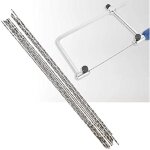 12 pices lames de scie  chantourner avec dents spirale en mtal pour bois plastique coupe scier carve ...