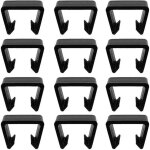 12 pi�ces patio meubles agrafes, 6, 5cm clips de canap� d'ext�rieur en plastique clips de fixation pour ...
