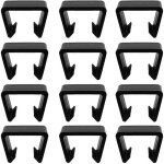 12 pi�ces patio meubles agrafes, 6, 5cm clips de canap� d'ext�rieur en plastique clips de fixation pour ...