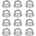 12 pices platine oeil inox m5 platine ancrage inox crochet oeillet plaque a oeillet crochets de plafond ...