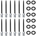 12 pi�ces pointes de fl�chettes en acier 2ba, fl�chettes pointes de rechange en m�tal, pour accessoires ...