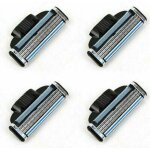12 pi�ces recharges de remplacement de lames de rasoir pour hommes pour gillette mach 3 -