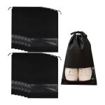 12 pices sac  chaussures voyage, noir impermable anti - poussire sacs de rangement housses chaussures ...