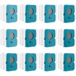 12 pices sac  poussire clean station pour samsung bespoke jet vca - adb95, vs20a95923w, sacs de rechange ...