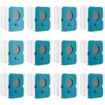12 pices sac  poussire clean station pour samsung bespoke jet vca - adb95, vs20a95923w, sacs de remplacemen ...