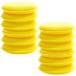 12 tampons mousse polissage voiture souples, pour cire, nettoyage vitres, entretien carrosserie