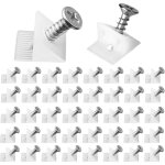 120 pcs �querre de fixation renfort fond de tiroir, cales en plastique avec vis pour meuble tiroir connecteur ...