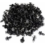 120 pices clips de fixation rivet de fixation en plastique pour la voiture noir voiture clips agrafe ...
