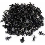 120 pi�ces clips de fixation rivet de fixation en plastique pour la voiture noir voiture clips agrafe ...