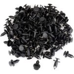 120 pi�ces clips de fixation rivet de fixation en plastique pour la voiture noir voiture clips agrafe ...