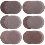 125mm, 30pcs, bois - 30pcs disques abrasifs filet 125mm grilles abrasives grain p80 / p100 / p120 / p150 ...