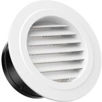 125mm bouche de ventilation avec grille de protection - abs (�125mm)