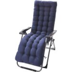 125x48x8cm, coussin de bain de soleil �pais pour chaise longue, transat de jardin ou fauteuil, style ...