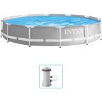 Intex - ensemble de piscine prism frame premium 366x76 cm