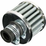12mm x 50mm x 56mm huile reniflard filtre � air froid carburant carter moteur adapt� voiture argent