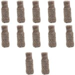 12pcs chaussettes de jambe de chaise, coussinets �lastiques pour pieds de meubles, protection