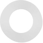 12pcs joint plat joint torique en silicone blanc rondelles d'tanchit pour tuyaux  soufflet (1 / 2 ...