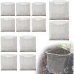 12pcs panier anti campagnol en inox, sac en grilles d'acier inoxydable contre les rongeurs, protection ...