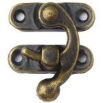 12pcs r�tro design d�coratifs cabinet bo�te � bijoux cales verrou vintage cadenas loquet crochet cornes ...