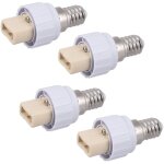 12pi�ces adaptateur de douille vers lot pour ampoules led convertisseur de culot pour luminaires compatible ...