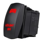 12v 24v tanche 5 broches barre lumineuse led interrupteur  bascule spst marche arrt pour voiture bateau ...