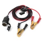 12v 24v femelle voiture allume - cigare prise � batterie pinces crocodiles connecteur 2ft voiture batterie ...