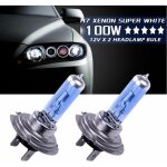 12v h7 100w xenon blanc 6000k halogène lampe frontale de voiture globes ampoules 1 paire aiperq 12v h7 100w xenon blanc 6000k halogène lampe frontale de voiture globes ampoules 1 paire aiperq