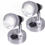 12v led spot lampe de lecture murale 2 pi�ces auto led lumi�re interrupteur r�glable int�rieure caravane ...