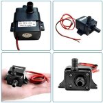 12v pompe � eau silencieux etanche pompe submersible de fontaine aquarium 240l / h lift 300cm