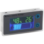12v voltmetre moniteur de capacit de batterie 10 - 100v jauge de niveau de batterie de tension programmable ...