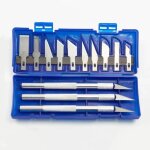 13 pi�ces couteau � d�couper artisanat sculpture papier lame de coupe pr�cision gravure cutter antid�rapant ...