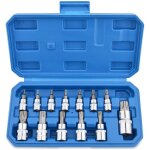 Bluedeer - 13 pièces jeu de douilles torx embouts tournevis femelle t8 - t70 en acier chromé au vanadium ... Bluedeer - 13 pièces jeu de douilles torx embouts tournevis femelle t8 - t70 en acier chromé au vanadium ...