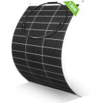 Eco - worthy - 130w 12v monocristallin flexible panneau solaire chargeur de module solaire pour batterie ...