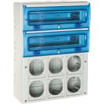 Solera - 1332pv6 coffret �tanche ip65 pour 6 prises industrielles � composer - 2 rang�es de 16 modules ...