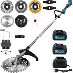 1380w coupe - bordures � batterie brushless sans fil avec 2 batteries 4. 0ah 18800 rpm, debroussailleuse ...