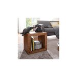 13casa - table basse cube 44x44 cm en bois de sheesham massif 13casa - table basse cube 44x44 cm en bois de sheesham massif