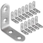 13pcs �querre de fixation inox 40x40mm, renforts d'angle pour la fixation et la r�paration de meubles, ...