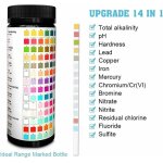 14 en 1 bandelettes de test de qualit� d'eau pour les tests de l'eau potable et de l'eau de puits, pour ...