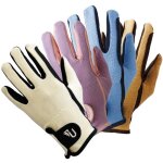 14 anni, bleu b�b� et bleu marine: gants b�b� flottants avec paume en similicuir et dos �lastiqu� avec ...