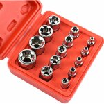 14 outils de rparation automatique combins (douille de type e)