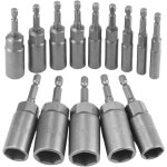 14 pi�ces approfondir douille visseuse a choc kit, 6 - 19mm embout visseuse pour douille, adaptateur ...