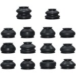 14 pi�ces botte de joint � rotule, kit de remplacement d'embout de rotule universel en caoutchouc, cache ...