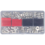 140 pi�ces de cosse de fil en cuivre rouge pour c�ble de soudage de batterie, connecteur de borne d'extr�mit� ...