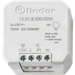 15. 21. 8. 230. 0200 variateur encastr adapt pour ampoule: lampe led gris clair y446292 - finder