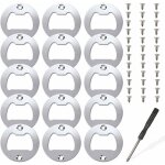 15 ensembles d'inserts de d�capsuleur, kit de pi�ces d'insertion en m�tal pour ouvre - bouteille, moules ...