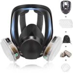 15 in 1 6800 masque peinture avec filtre, respirateur visage  vapeur organique, protection respirateur ...