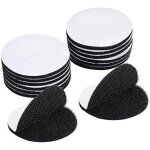 15 pi�ces noir scratch autocollant double face, bande auto - adh�sif, adhesif double face extra fort, ...